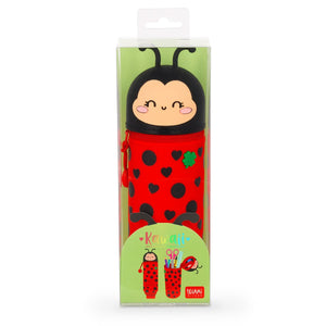 Legami - Uğurböceği "Şans Getir" 2-in-1 Silicone Kalem Kutu - Kawaii