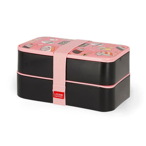 Legami - 1200 ml Bento Yemek Kutusu - Sushi Cat - Bento Yemek Kutusu