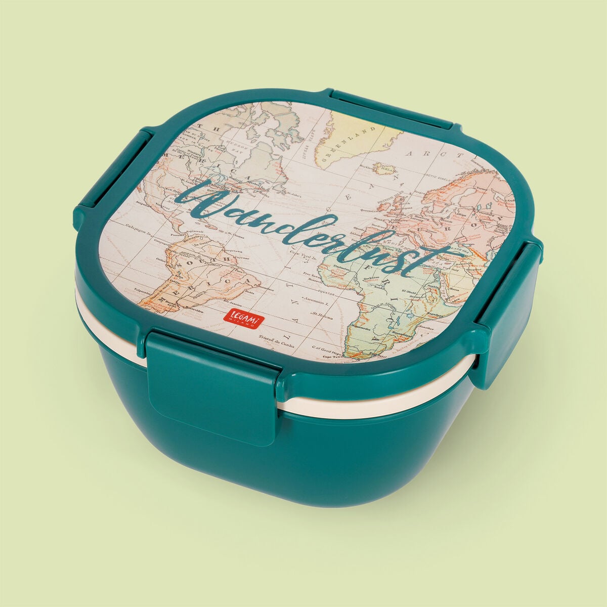 Legami - 1700 ml Bento Lunch Box - Travel - Bento Lunch Box