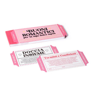 Legami - Book 24 Romantic Vouchers - Italian - Gift Vouchers