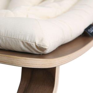 Charlie Crane LEVO Baby Rocker - Walnut + Organic White-Rockers-No Toy Arch- | Natural Baby Shower