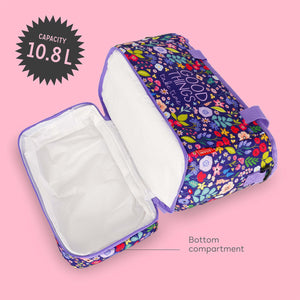 Legami - 10.8 l Lunch Bag - Flowers - Lunch Bag
