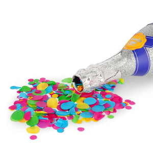 Legami - Maxi Silver Champagne Bottle Party Popper - Maxi Bottle Party Popper
