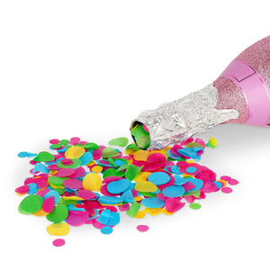 Legami - Maxi Pink Champagne Bottle Party Popper - Maxi Bottle Party Popper