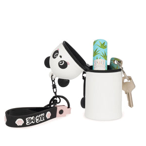 Legami - Panda Coin Purse with Keychain - Mini Kawaii