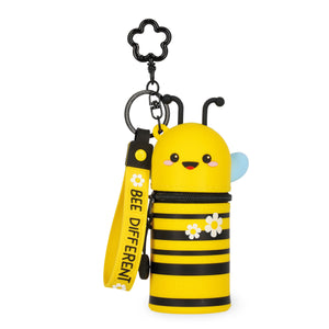 Legami - Bee Coin Purse with Keychain - Mini Kawaii