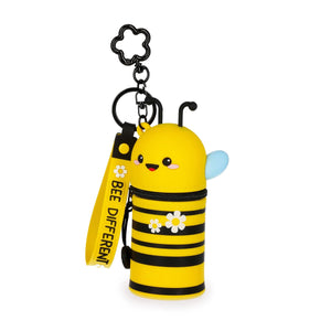 Legami - Bee Coin Purse with Keychain - Mini Kawaii