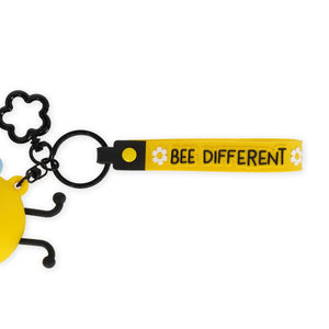 Legami - Bee Coin Purse with Keychain - Mini Kawaii