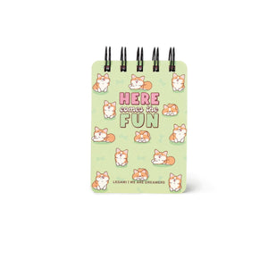 Legami - Lined Defter ile Illustrated Hard Kılıf - Corgi - Jotter - Spiral-Bound