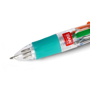 Legami - Mini 4-Colour Ballpoint Pen - Dino - Mini Magic Rainbow