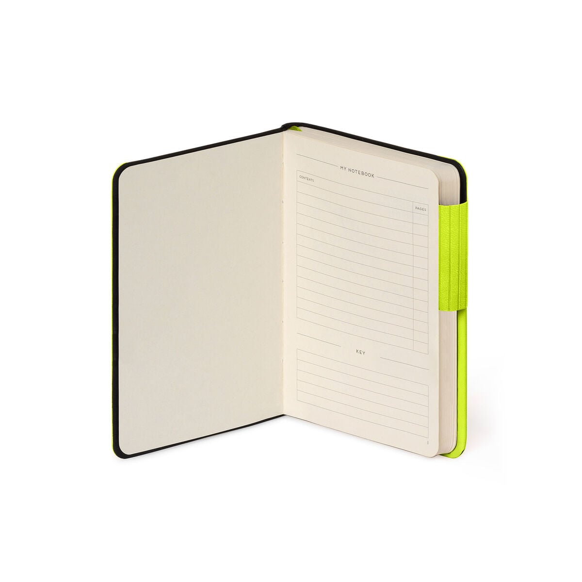 Legami - Defter ile Blank Pages ve Monochrome Yumuşak Kılıf - Chartreuse - My Defter