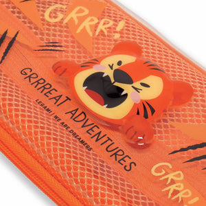 Legami - Tiger Hard Transparent Pencil Case - WonderWow