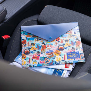 Legami - Document Folder - Fold & Order - Travel Stickers