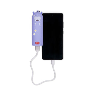 Legami - Hippo Portable Battery Charger - My Super Power