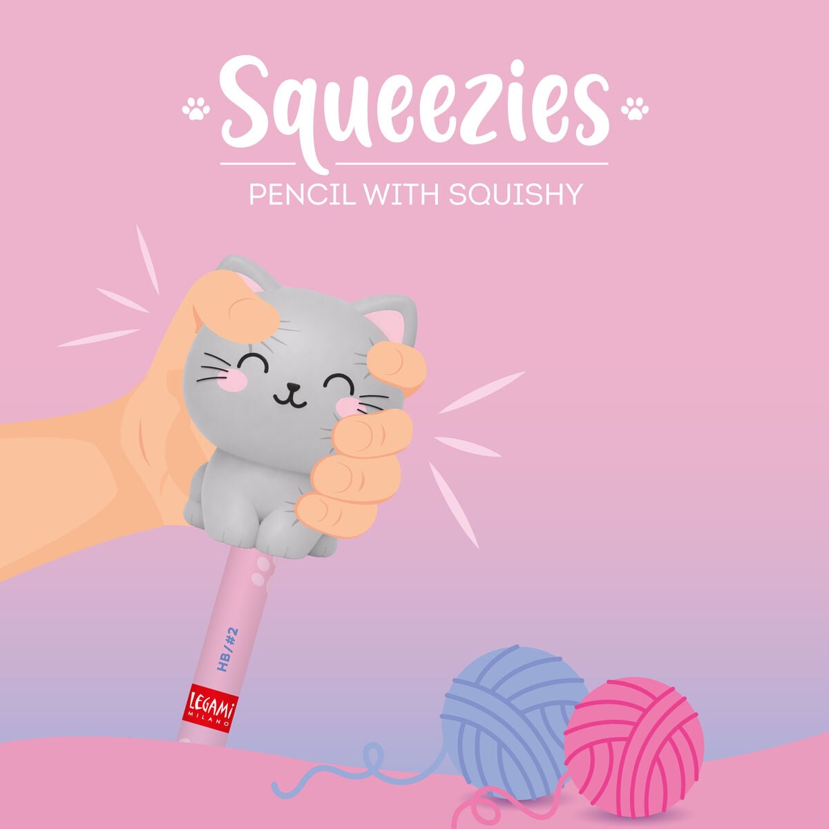 Legami - Kalem ile Squishy Kitty "Be Curious" - Sıkılanlar