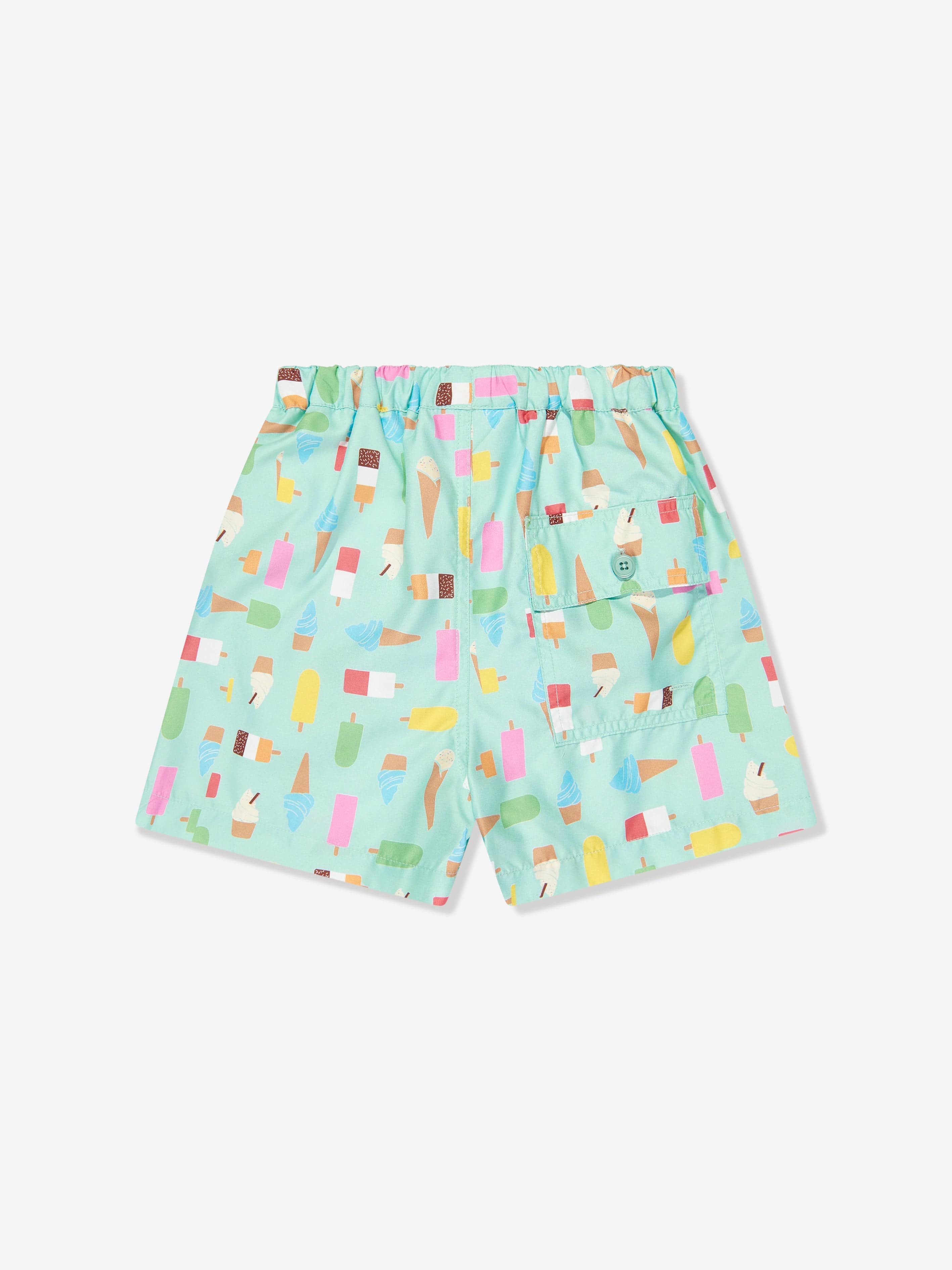Rachel Riley Baby Boys Ice Lolly Swim Shorts in Green