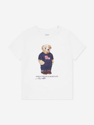 Ralph Lauren Boys T-Shirt And Shorts Pyjama Set in Multicolour