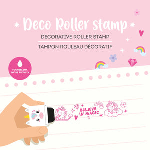 Legami - Tek Boynuzlu At Dekoratif Roller Stamp