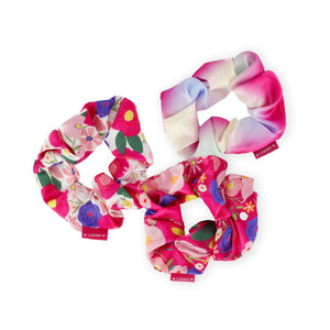 Legami - 3-Pack Floral Hair Scrunchies - Hair We Are!