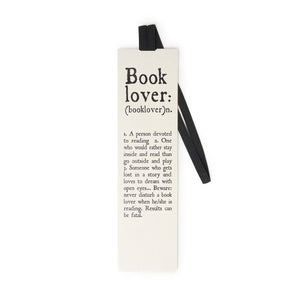 Legami - Illustrated Bookmark with Elastic Band - Book Lover, Read to Live - Bookmark