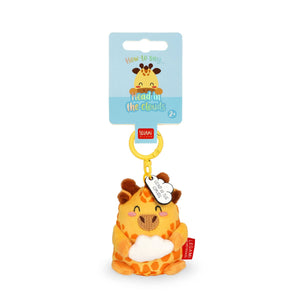 Legami - Giraffe Plush Toy Keychain - Tiny Super Soft!