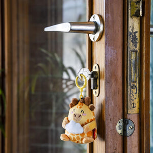 Legami - Giraffe Plush Toy Keychain - Tiny Super Soft!
