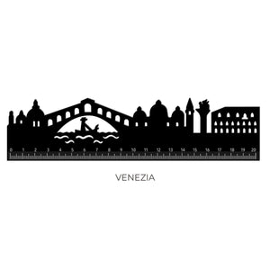 Legami - Ruler with Venice Skyline - Follow Skyline