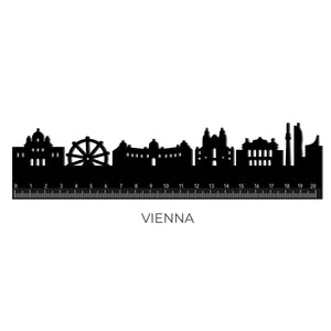 Legami - Ruler with Vienna Skyline - Follow Skyline