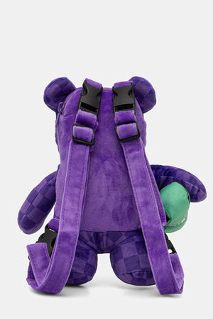 Sprayground - Peluş Ayı Sırt Çantası Mor