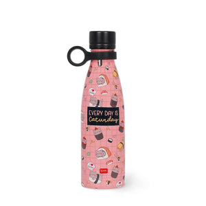 Legami - 500 ml Vakum Şişe - Sushi Cat - Sıcak ve Soğuk
