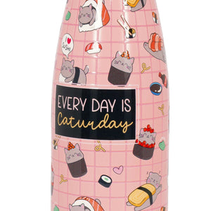 Legami - 500 ml Vakum Şişe - Sushi Cat - Sıcak ve Soğuk