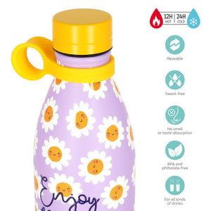 Legami - 800 ml Vacuum Bottle - Daisy - Hot and Cold