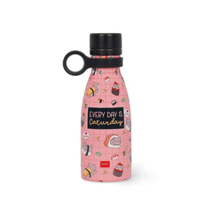 Legami - 300 ml Mini Vakum Şişe - Sushi Cat - Sıcak ve Soğuk