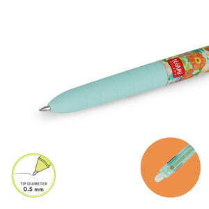 Legami - 3-Colour Erasable Gel Pen - Flowers - Make Mistakes