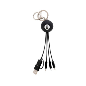 Legami - 8 Ball 6-in-1 Keychain Charging Cable - Link Up
