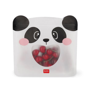 Legami - 3'lü Seti Reusable Snack Bags - Panda - Snack Bags