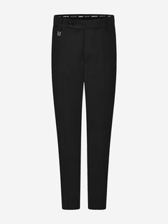 Zeco Boys School Slim Fit Long Leg Trousers in Black