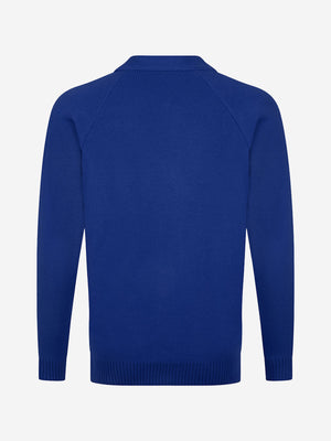 Zeco Kids School Knitted Cardigan in Blue