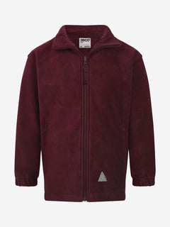 Zeco Kids School Polar Fleece Jacket in Maroon