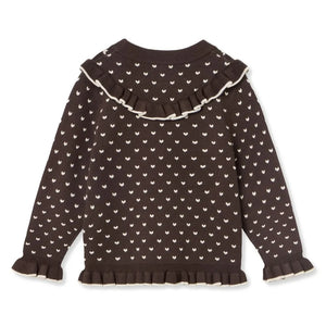 Fliink - Fame Polka-Dot Sweater | Brown