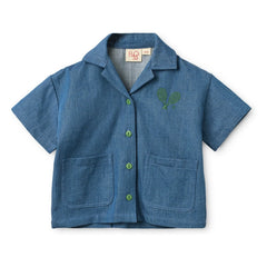 Flöss - Victor Denim Shirt | Blue