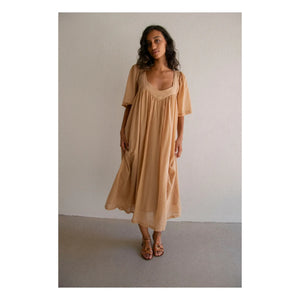 THEAVANT - Jade Pamuk voile elbise | Amber