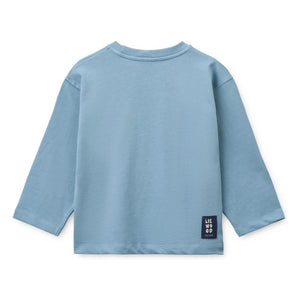 Liewood - Tyler Cool Kids Organic Cotton T-Shirt | Blue
