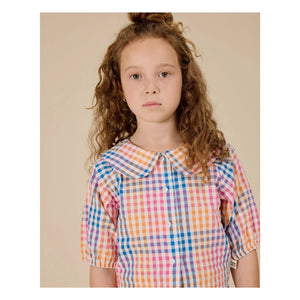 Goldie + Ace - Goldie+Ace x Smallable Exclusive - Beatrice Vichy Blouse | Pink