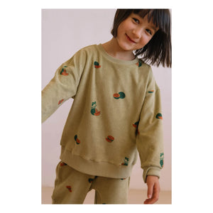 Studio Bohème - Bart Watermelon Sweat Organic Cotton Sponge | Khaki