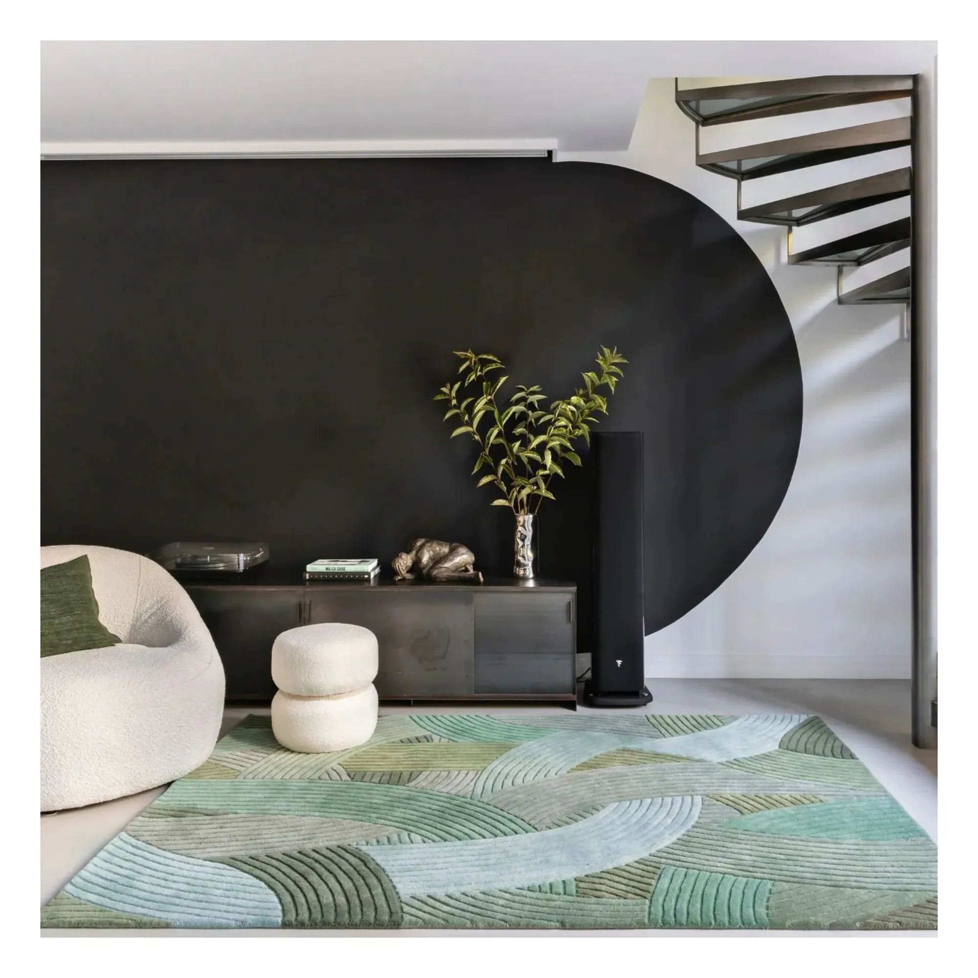 Edito - Canopée Wool Rug | Green