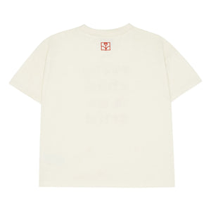 The Campamento - Oversized T-Shirt Every Child Is An Artist Organic Cotton | Ivory