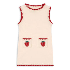 Konges Sløjd - Collette Strawberry Wool Dress | Cream