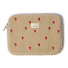 Studio Noos - Heart-Shaped Laptop Case | Ecru