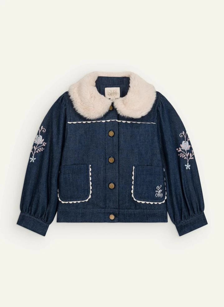 Louise Misha - Rafalina Denim Jacket | Dark Blue